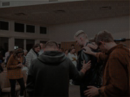 A group of people giving each other support